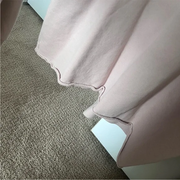 Abercrombie & Fitch Light Pink cropped hood sweatshirt - Picture 3 of 5